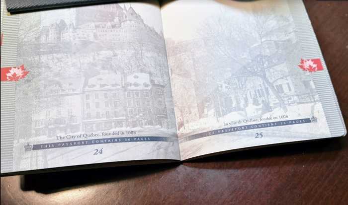 image Canadian Passport